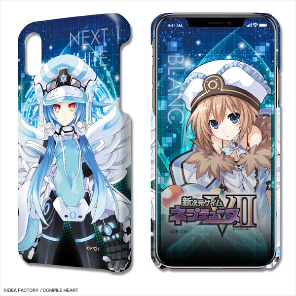 『新次元ゲイム ネプテューヌVII』デザジャケット iPhone XRケース&保護シート デザイン03(ブラン)